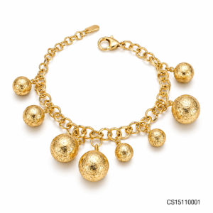 Pulsera Monedas Doradas