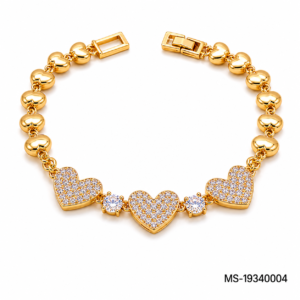 Pulsera Corazones Luxury