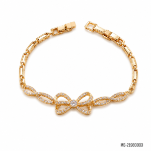 Pulsera Lazo Dorado
