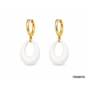 Aretes Perla Blanca
