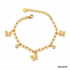 Pulsera Mariposas Doradas