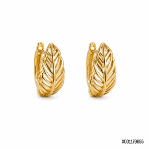 Aretes Hoja Dorada